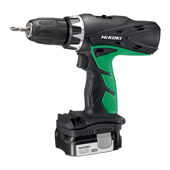 Hitachi DV 14DCL2 Handling Instructions Manual