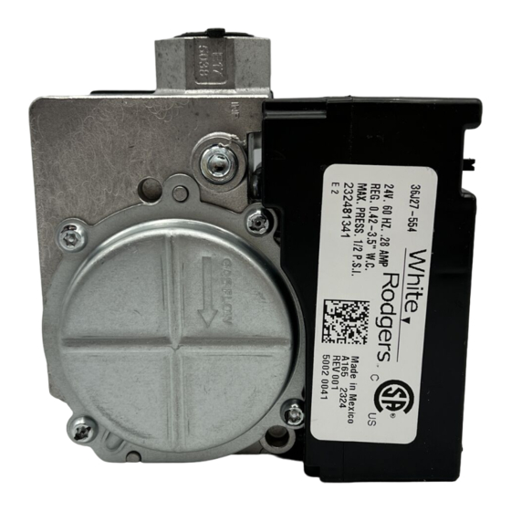 White Rodgers 36J27-554 Installation Instructions Manual