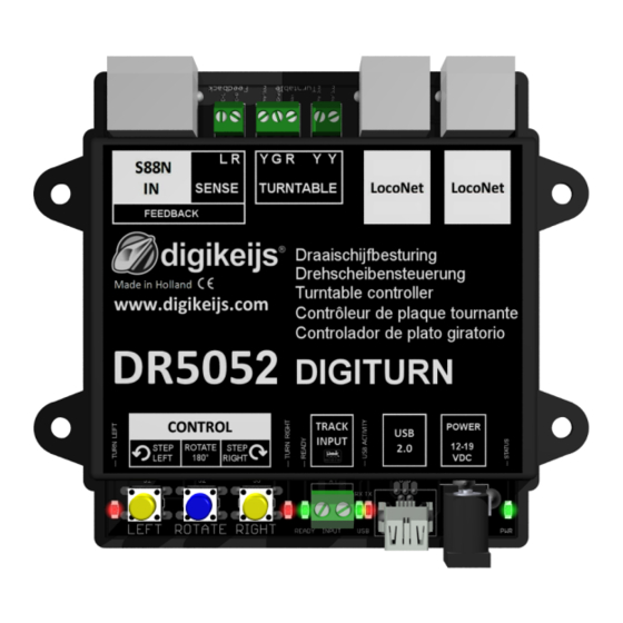 Digikeijs DR5052 DIGITURN Instruction Manual