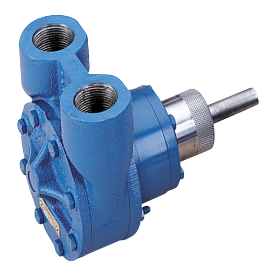 Tuthill 4000 Series Installation And Service Instructions Manual
