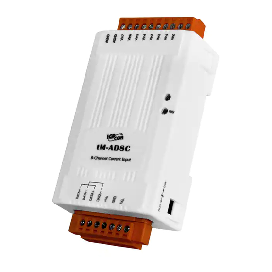 ICP DAS USA tM-AD8C Quick Start Manual