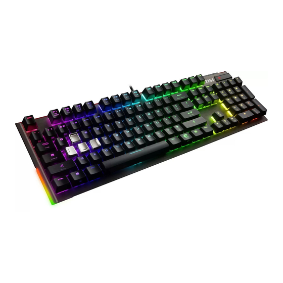 MSI VIGOR GK80 Manual