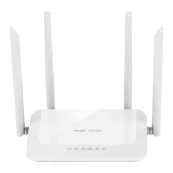Ruijie Reyee RG-EW1200 Web-Based Configuration Manual