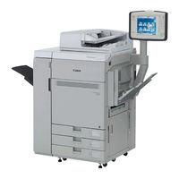 Canon imagePRESS C750 Quick Manual