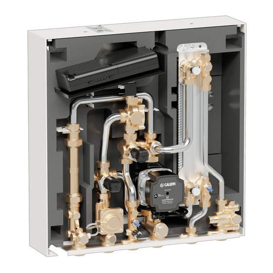 CALEFFI SATK22107 Instructions For Installation, Commissioning And Maintenance
