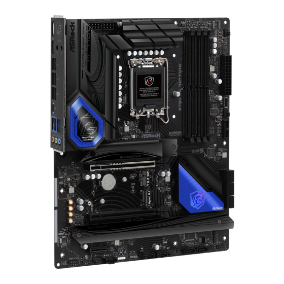 ASROCK RIPTIDE Z790 PG User Manual