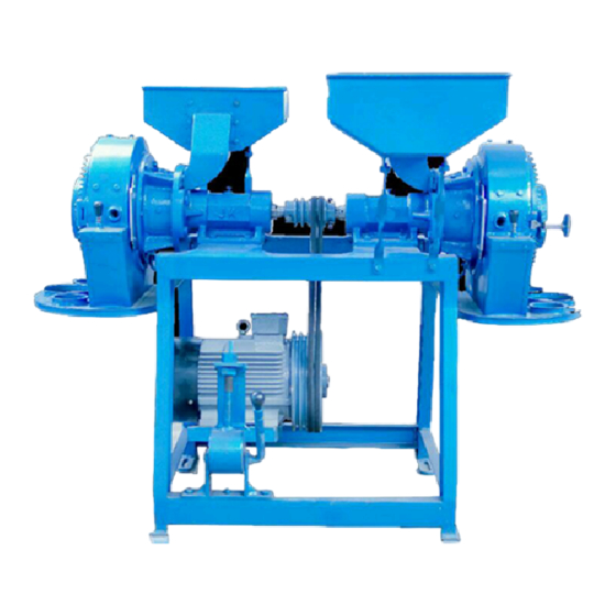 JK Machineries Double Stage Double Head Multi Mill Manuals