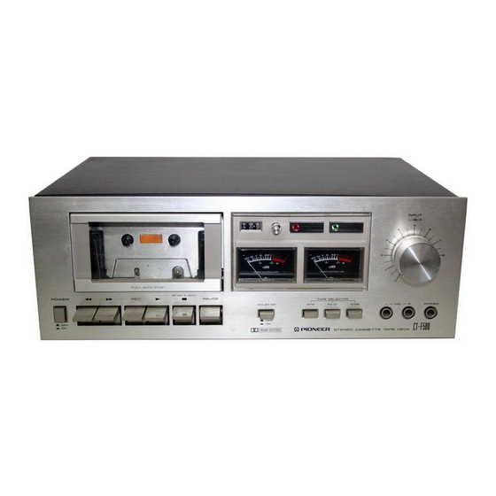 Pioneer CT-F505 Service Manual