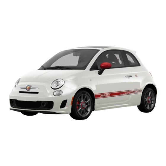Fiat 500 abarth 2014 Owner's Manual