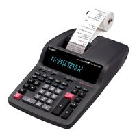 Casio DR-320TEC User Manual