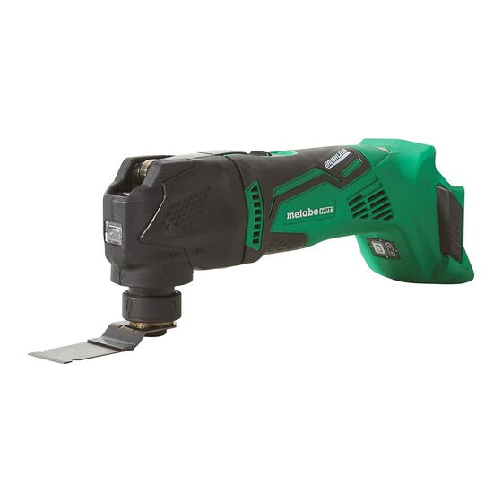 Metabo HPT CV 18DBL Safety Instructions And Instruction Manual