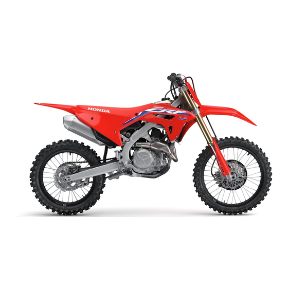 Honda CRF450R 2020 Owner's Manual & Competition Handbook