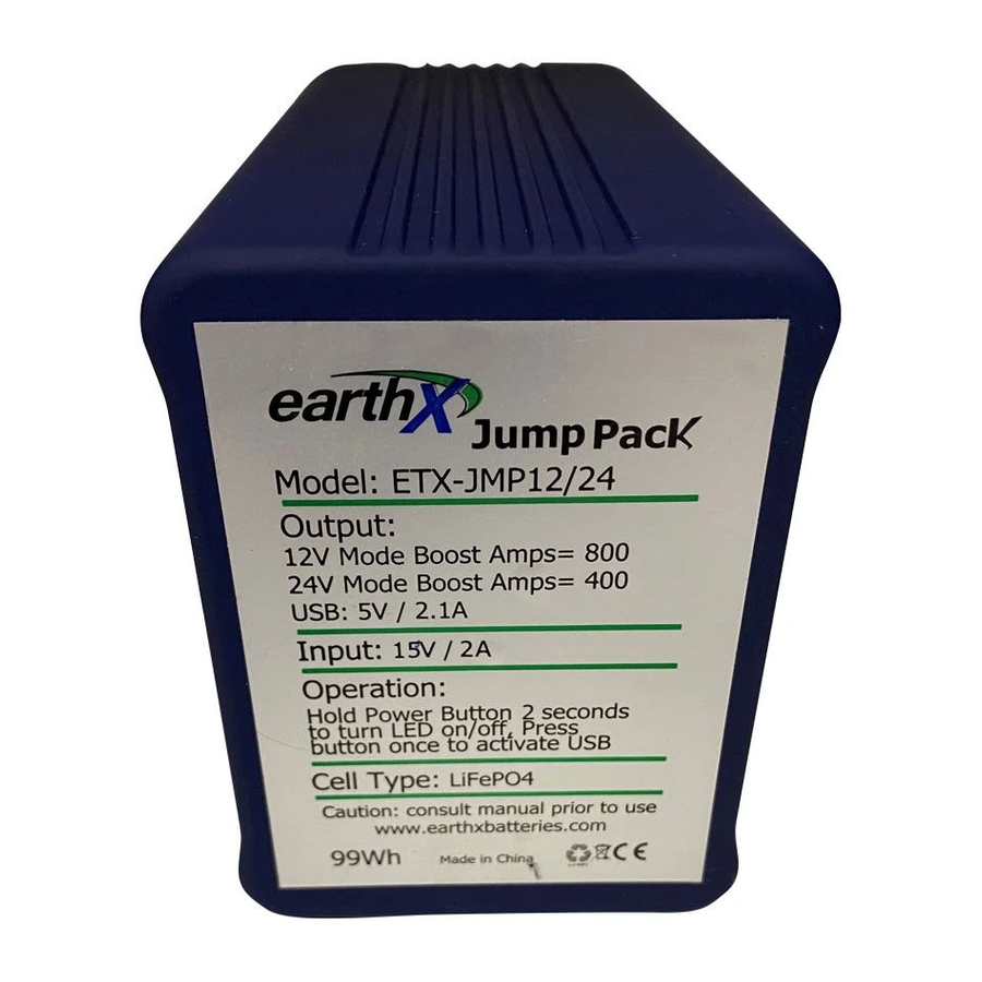 EarthX EXT-JMP12 User Manual