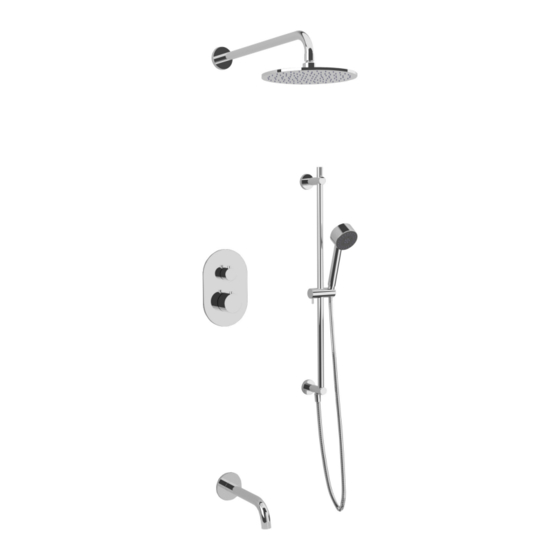 User Manuals: Artos PS116 Shower Trim Kit