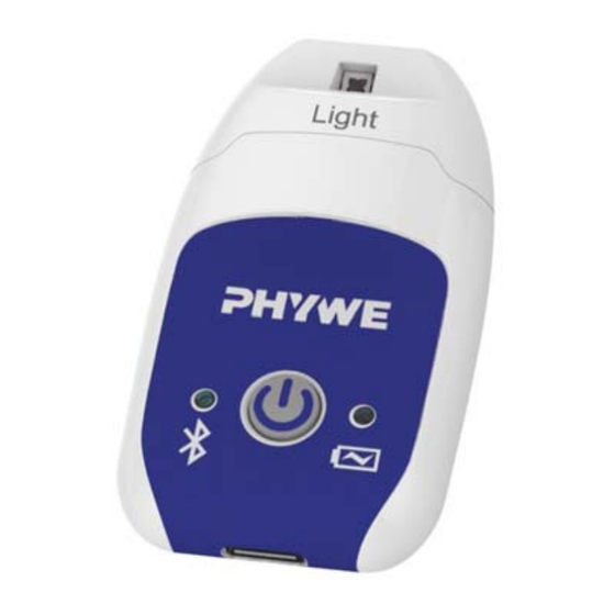 PHYWE Cobra SMARTsense Acceleration Operating Instructions