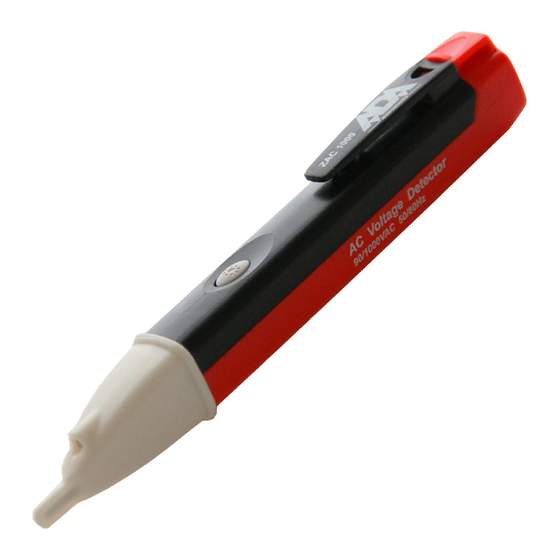 ADA INSTRUMENTS ZAC 1000 Operating Manual
