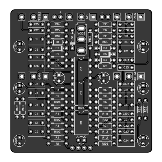 PedalPCB Pathogen Distortion Wiring Diagram