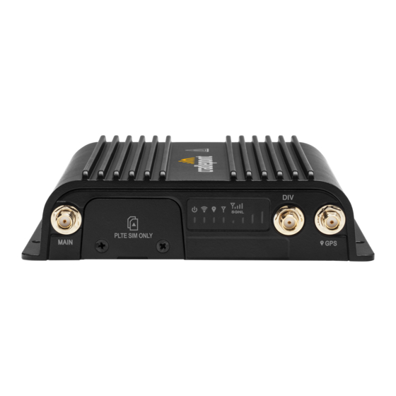 Cradlepoint R500-PLTE Quick Start Manual