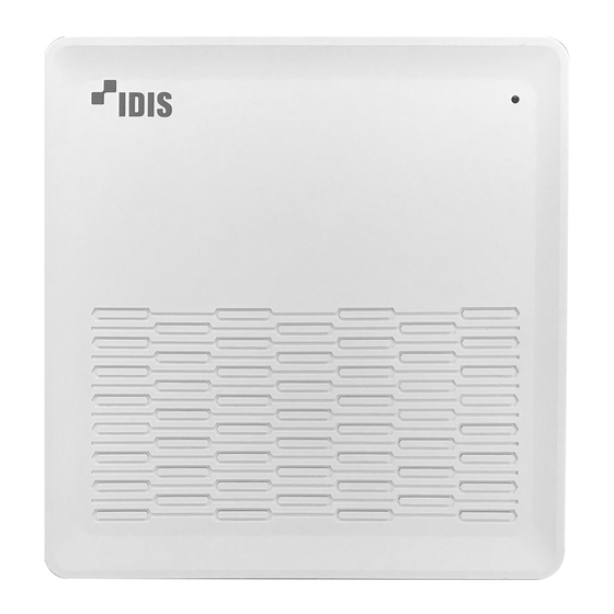 User Manuals: Idis DirectIP DR-1308P Video Recorder