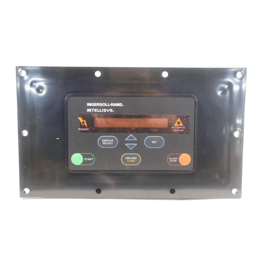 Ingersoll-Rand INTELLISYS SSR Series Troubleshooting Manual