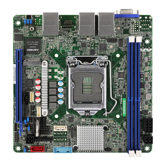 ASROCK Rack E3C246D2I User Manual