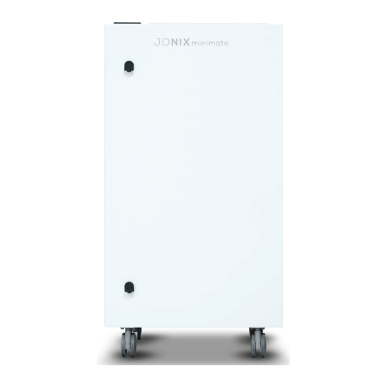 Jonix minimate Use And Maintenance Manual