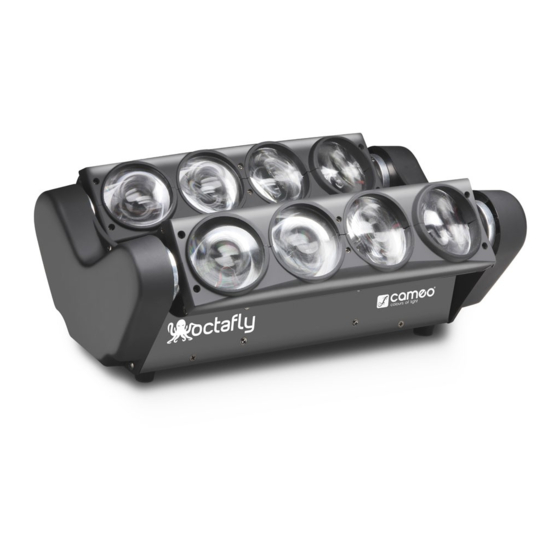 Cameo OCTAFLY LED Moving Light Manuals