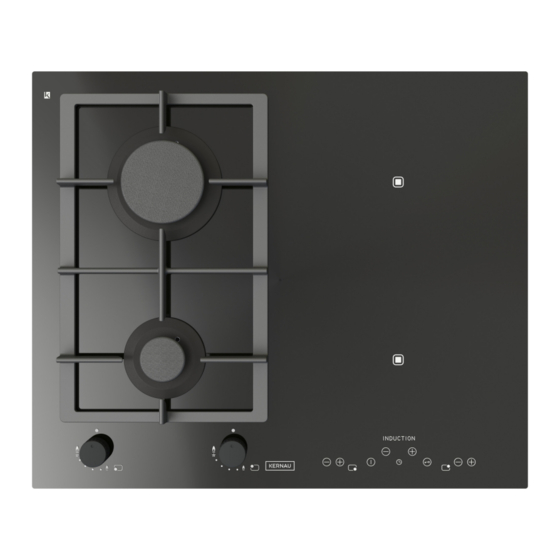 Kernau KIGH 6422 CI B Gas-induction hob Manuals