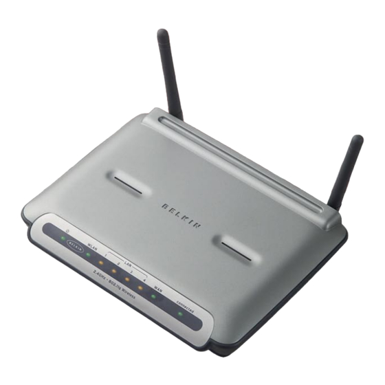 Belkin F5D7230-4 User Manual