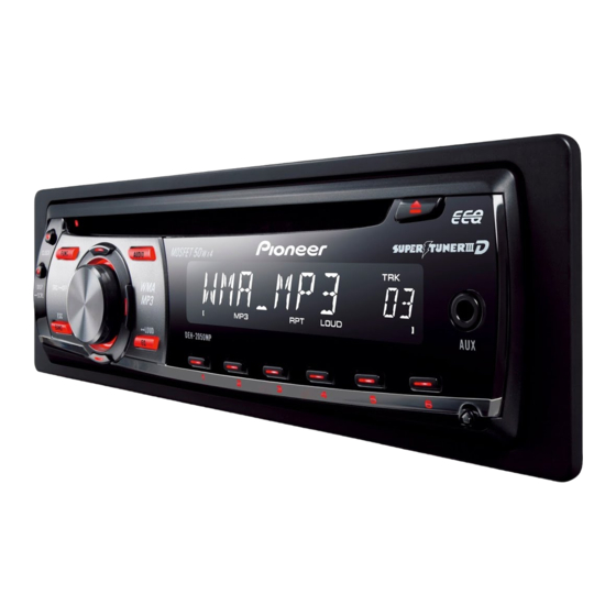 Pioneer DEH-2090MP Service Manual