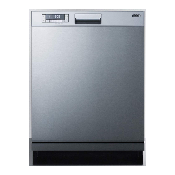 Summit Professional DW2435SS Installation Manual