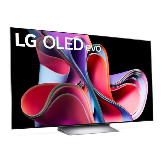 LG OLED55G3PUA Manual