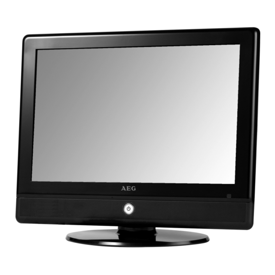 AEG CTV 4859 LCD/DVB-T Manuals