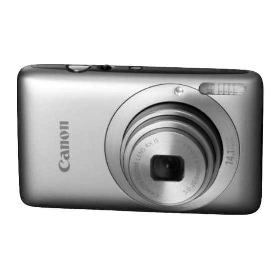 Canon PowerShot SD 1400 IS User Manual
