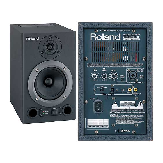 Roland DS-30A Owner's Manual