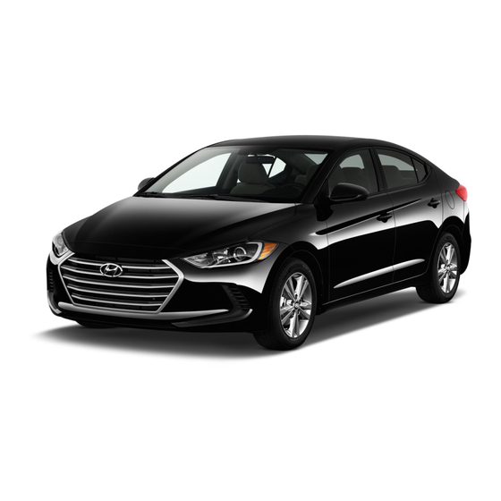 Hyundai ELANTRA 2018 Getting Started