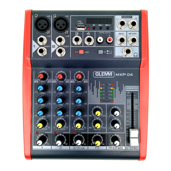 GLEMM MXP 04 Instruction Manual