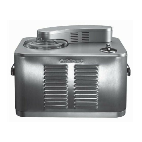 Cuisinart ICE50BCU Manual