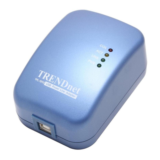 TRENDnet TPL-101U Quick Installation Manual