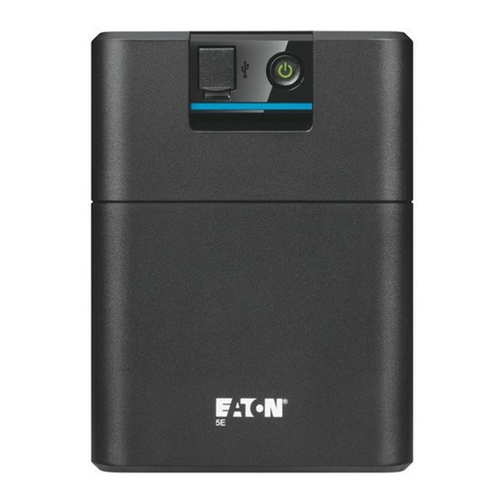 Eaton 5E Gen2 Advanced User's Manual