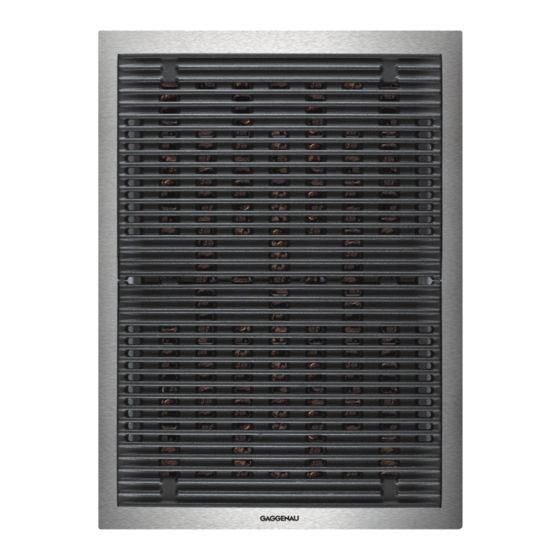 Gaggenau 400 Series Installation Instructions