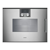 Gaggenau BSP2511 1 Series User Manual And Installation Instructions