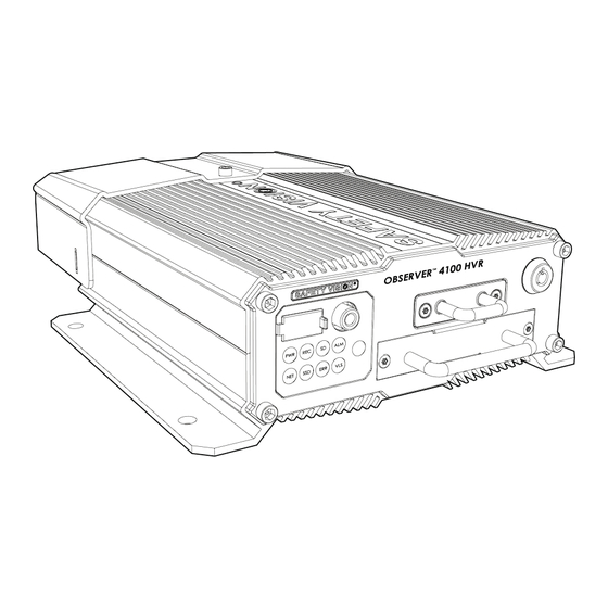 Safety Vision OBSERVER 4100 HVR User Manual