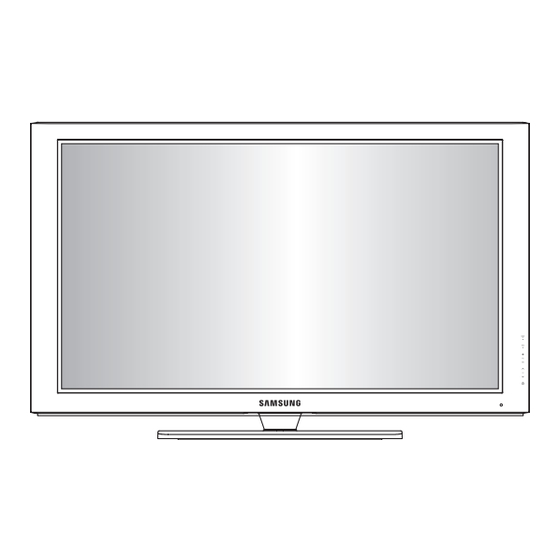 Samsung PN50A550S1F Manual