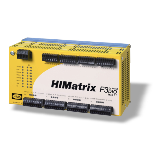 HIMA HIMatrix Manual