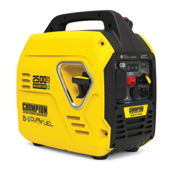 Champion Global Power Equipment 201122 Quick Start Manual