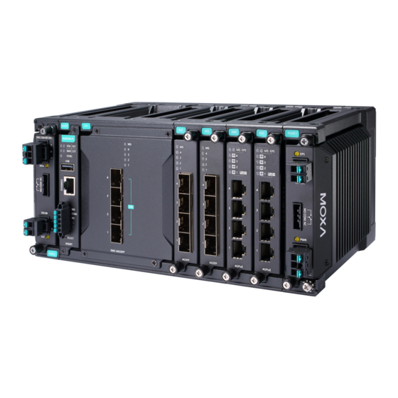 Moxa Technologies MDS-G4000-4XGS Series Quick Installation Manual