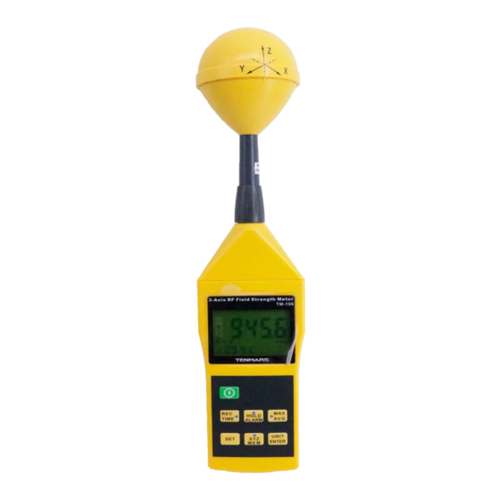 Tenmars TM-196 User Manual
