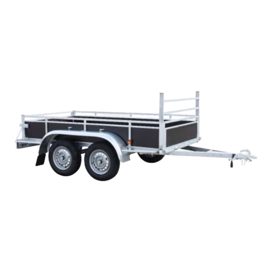 BW Trailers Domestic trailer Standard Operating Instructions Manual