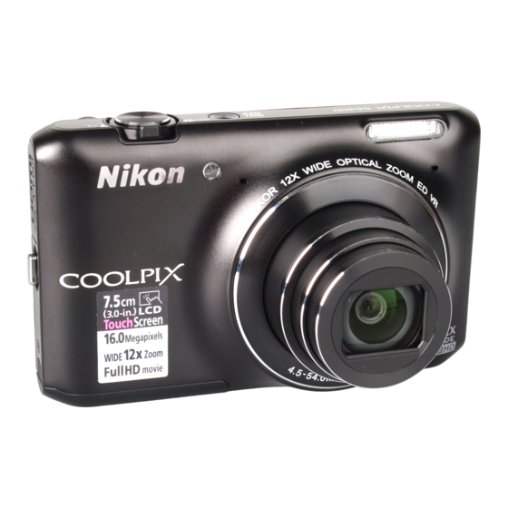 Nikon COOLPIX S6400 Manuals